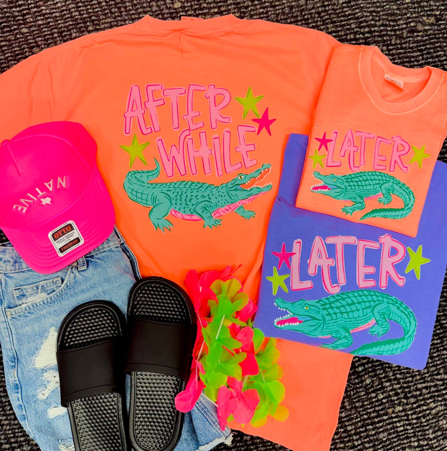 Lator/After While Front and Back Tee + Youth
