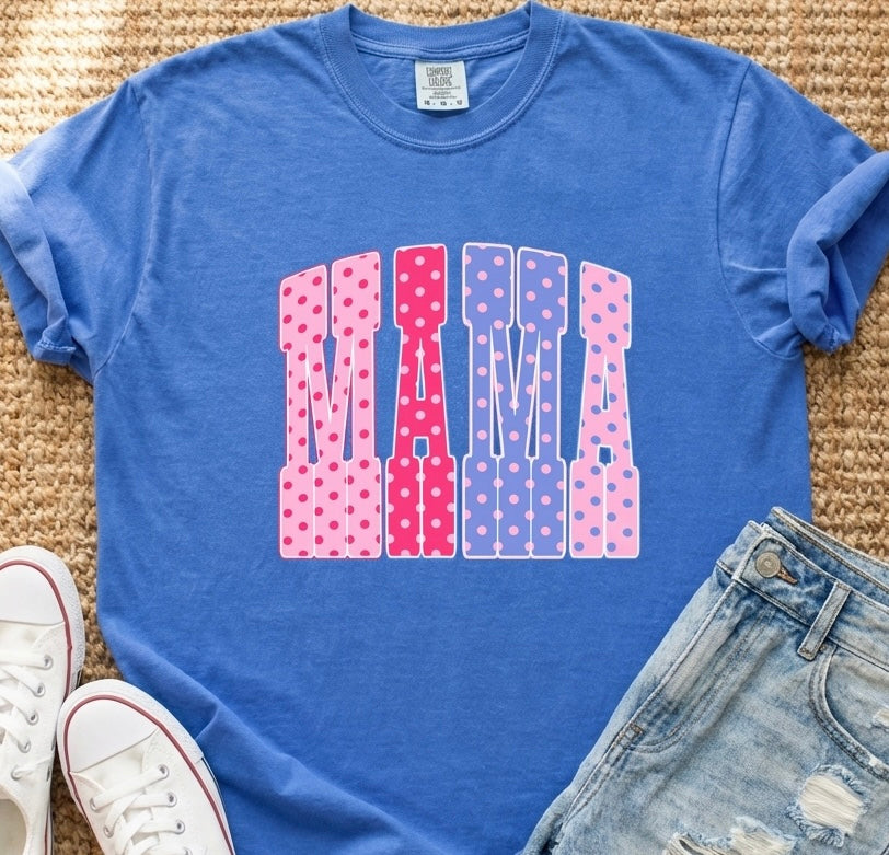 Polka Mama tee