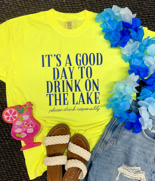 Drink on the Lake Graphic Tee