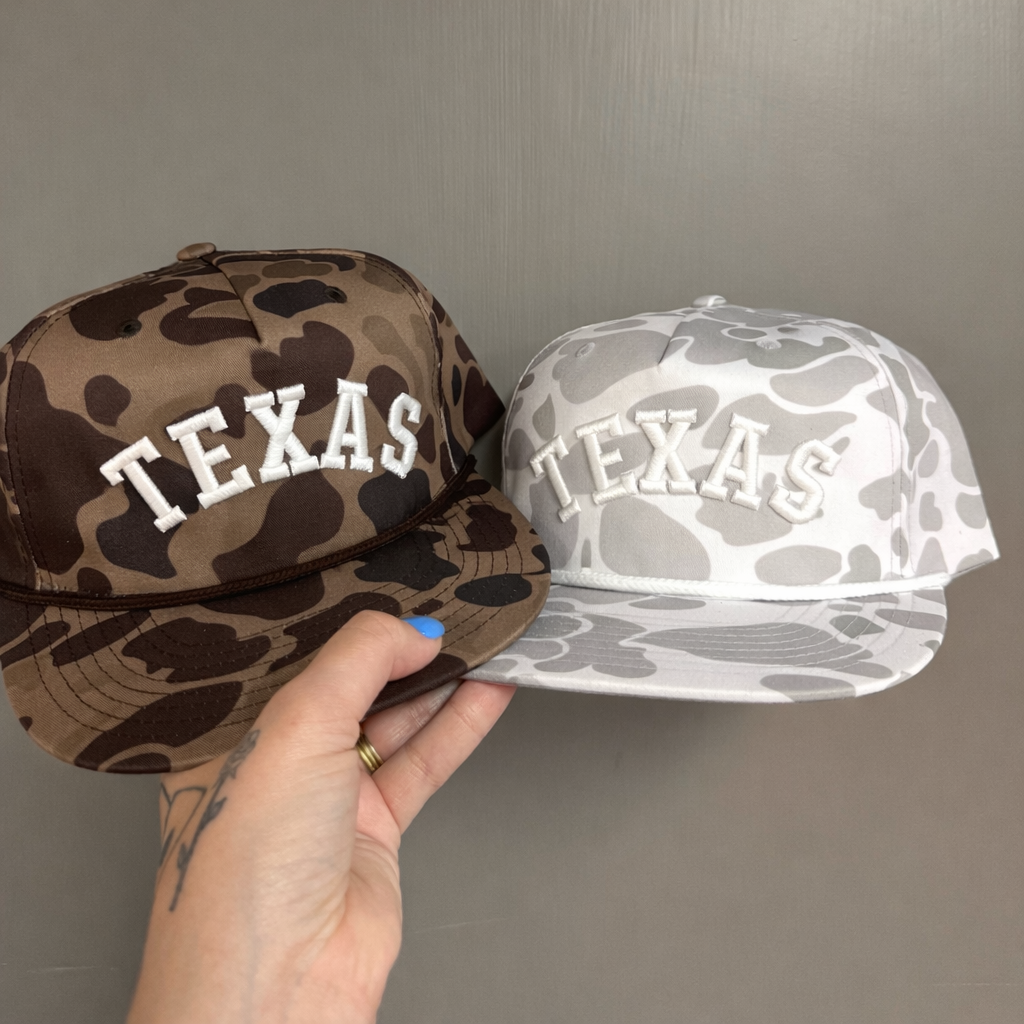 Texas Puff Camo Hats